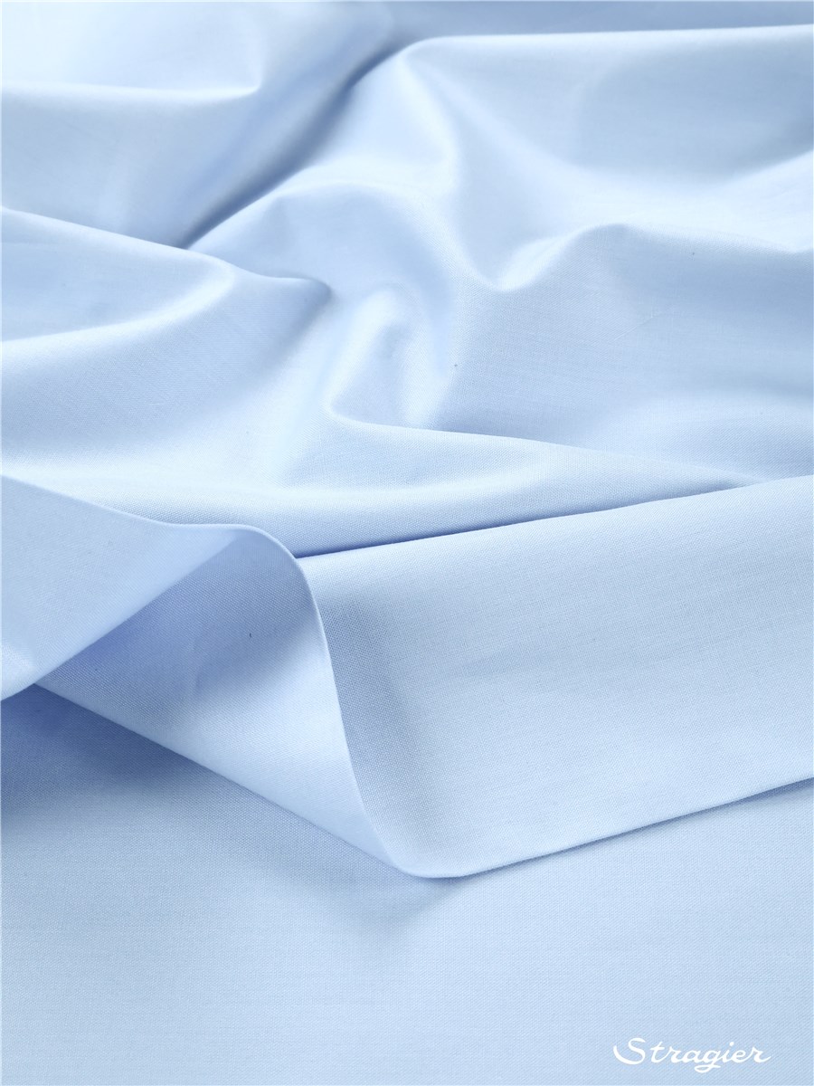 Cotton Percale - uni - Bleu Perle - 300 cm