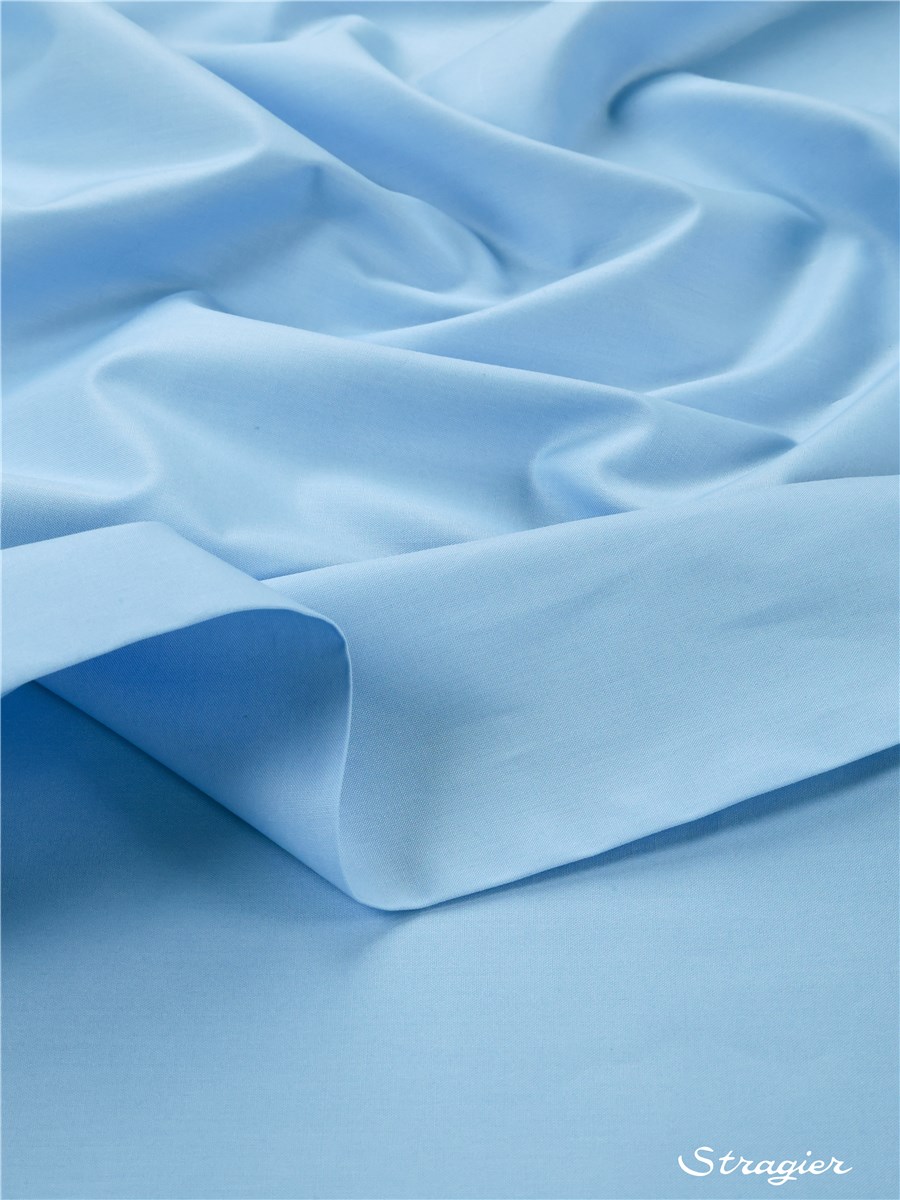 Cotton Percale - uni - Bleu Ciel - 300 cm