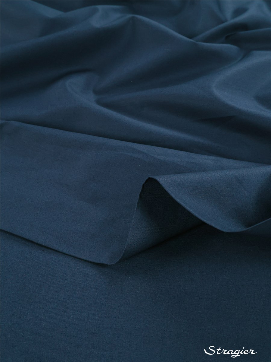 Cotton Percale - uni - Marine - 300 cm