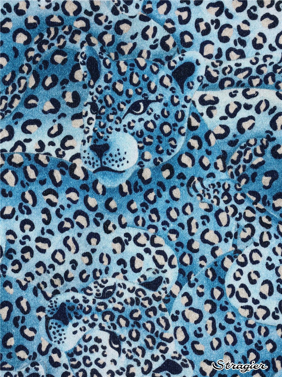 Sweatshirt Liberty pur Coton - Leopard Camo - B
