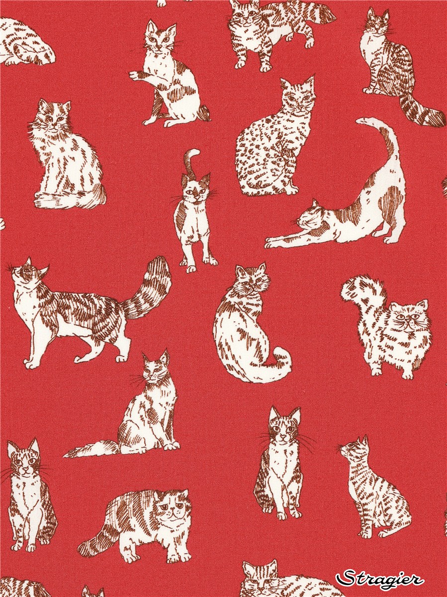 Liberty Tana Lawn - Meow - Rubis