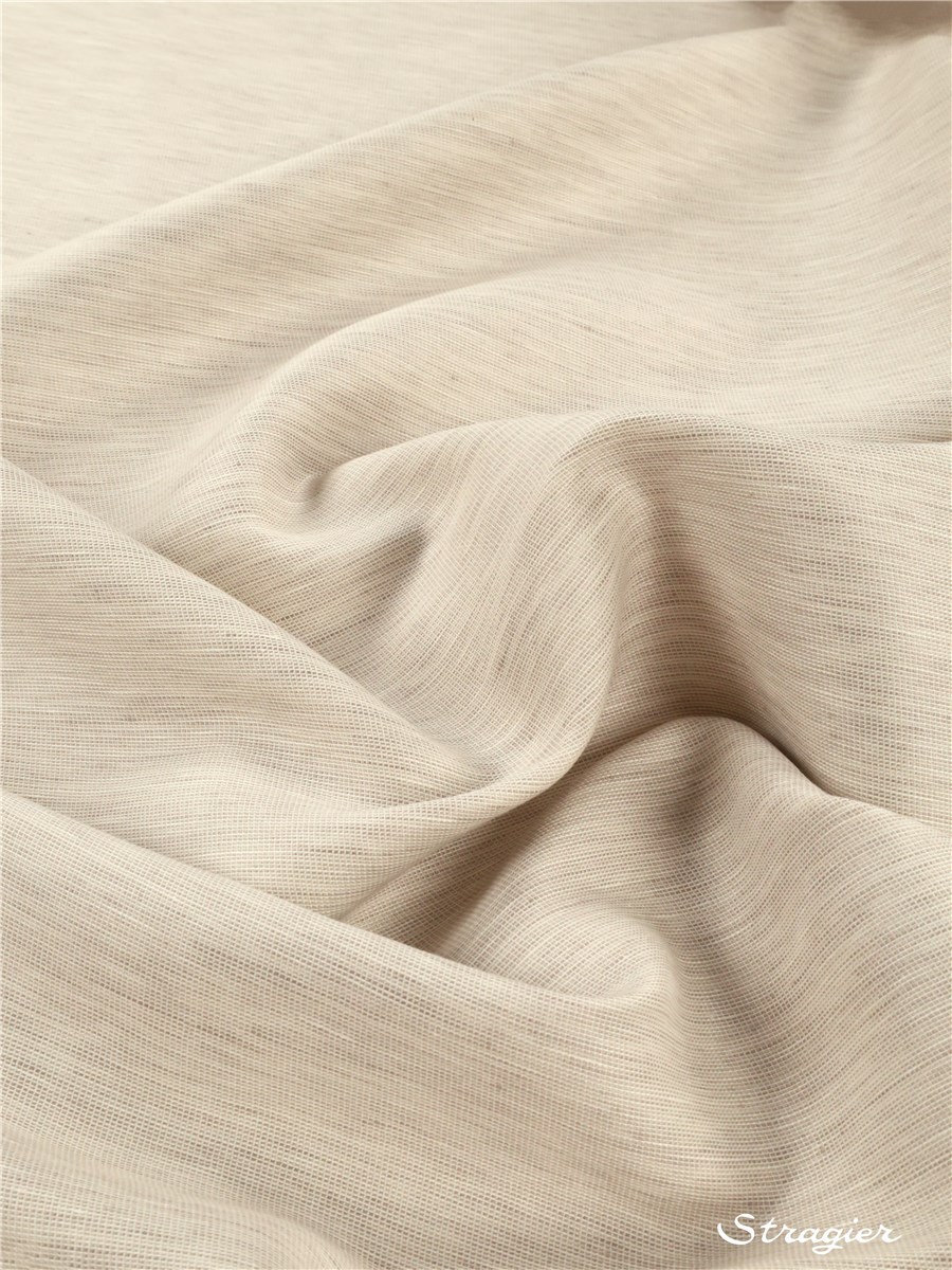 Satin de Lin et coton - Uni - Naturel clair - 240 cm
