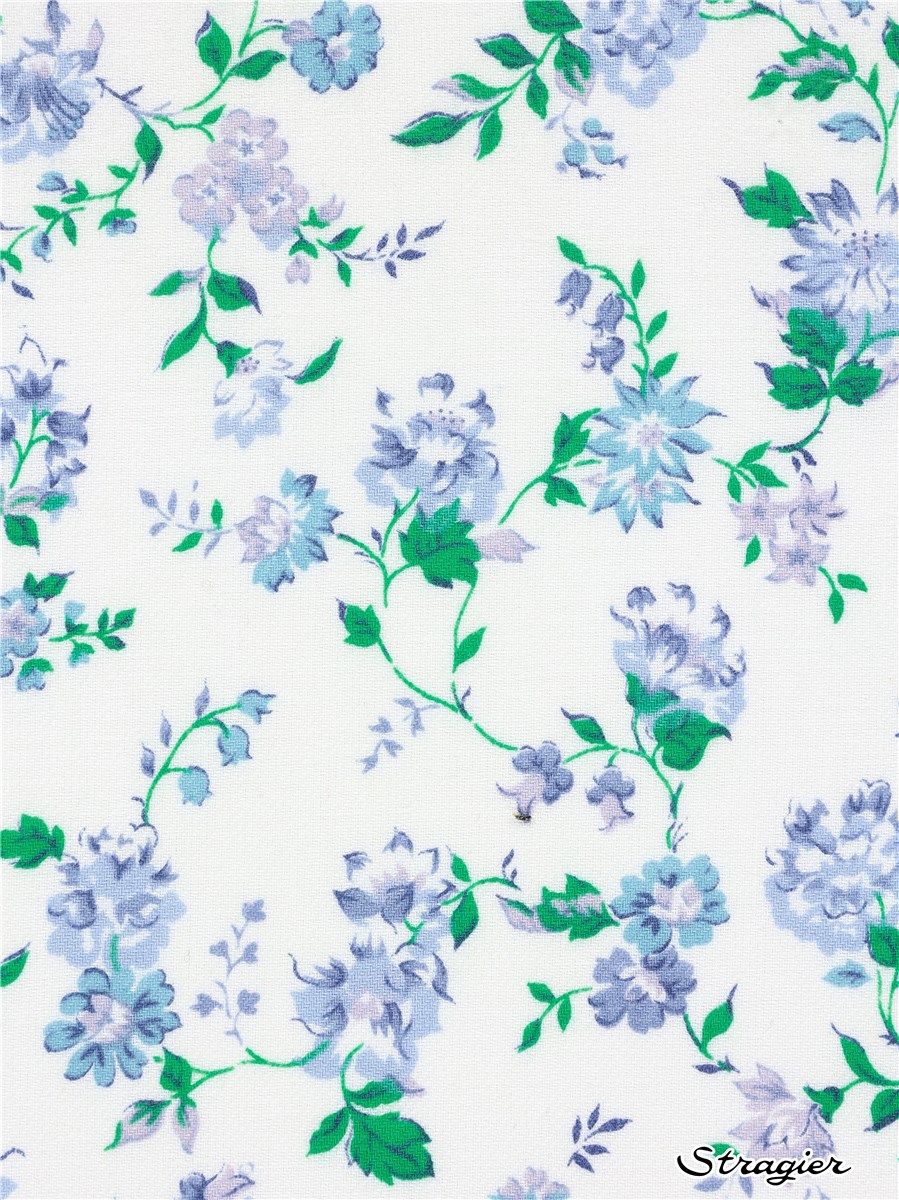 Liberty Lantana - 257H - Bleu cendré-Emeraude - 90 cm