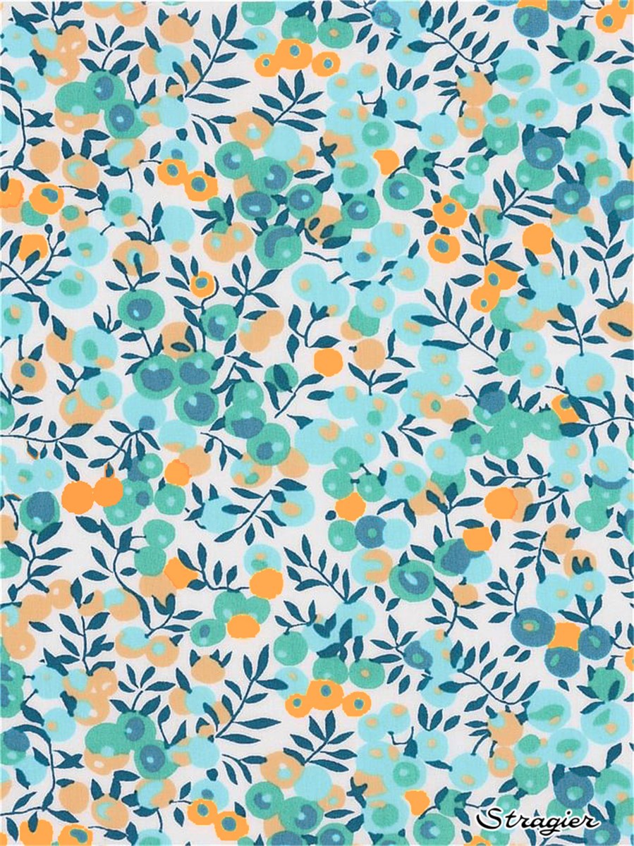 Liberty Tana Lawn - 9009 Wiltshire - Tahiti Fluo 