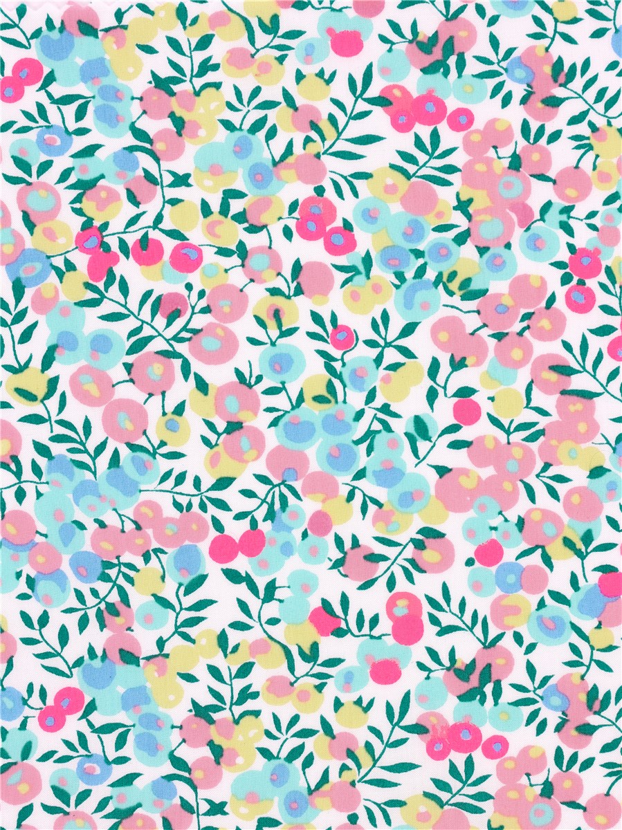 Liberty Tana Lawn - 9009 Wiltshire - Vahiné Fluo - En prévente Exclusive - Disponible Mi-Juillet