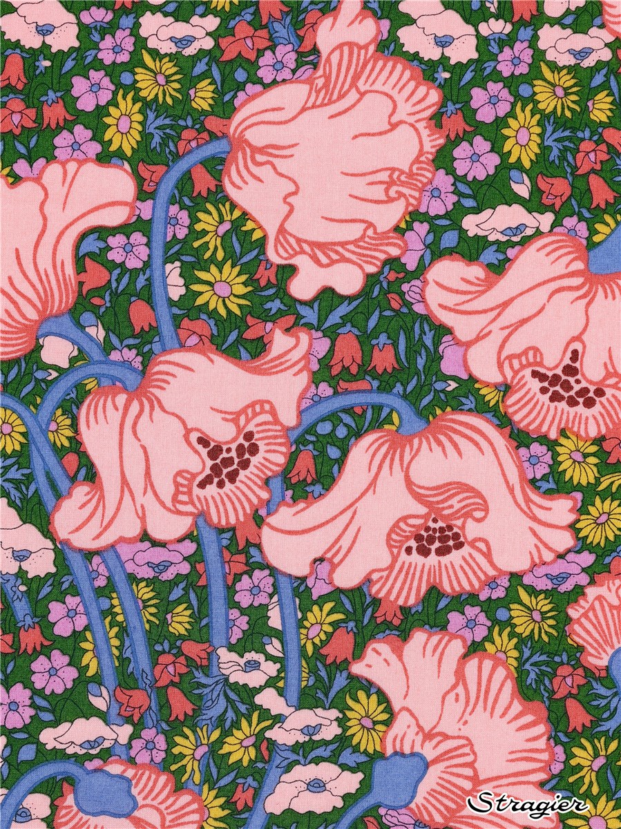 Liberty Tana Lawn - Clementina Daisy - Rose sous-bois