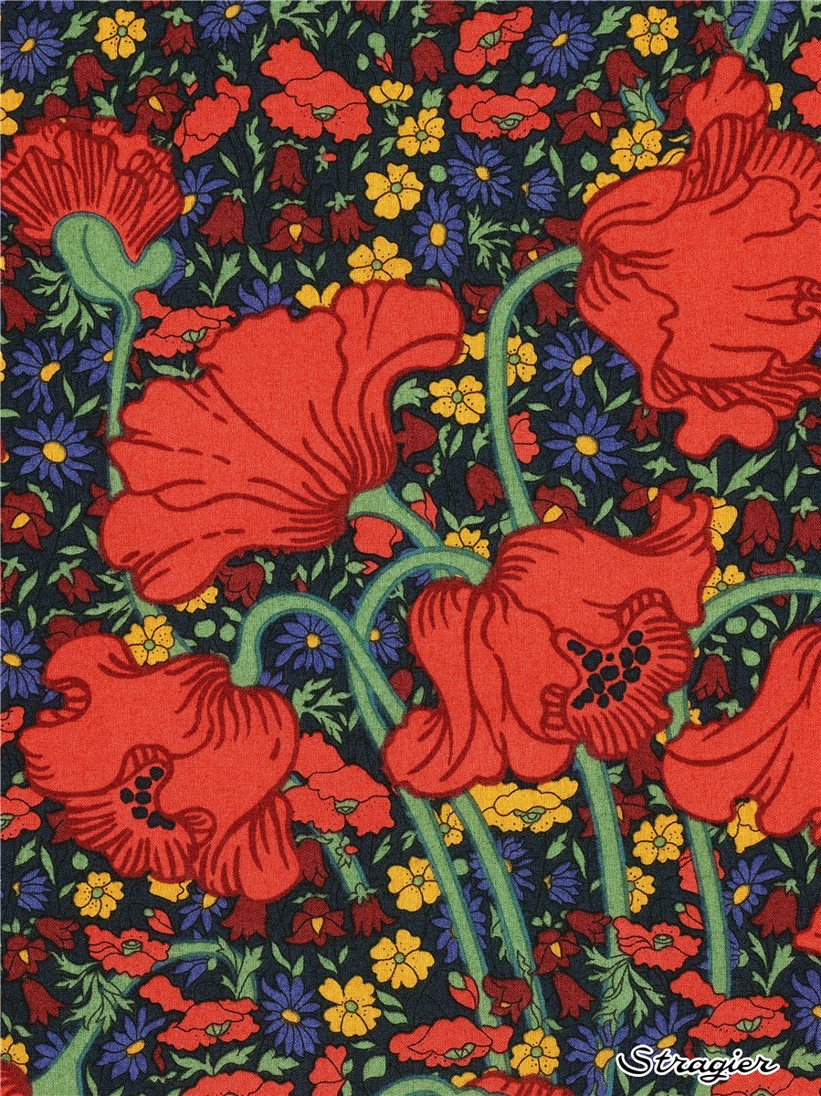 Liberty Tana Lawn - Clementina Daisy - Rouge Crépuscule