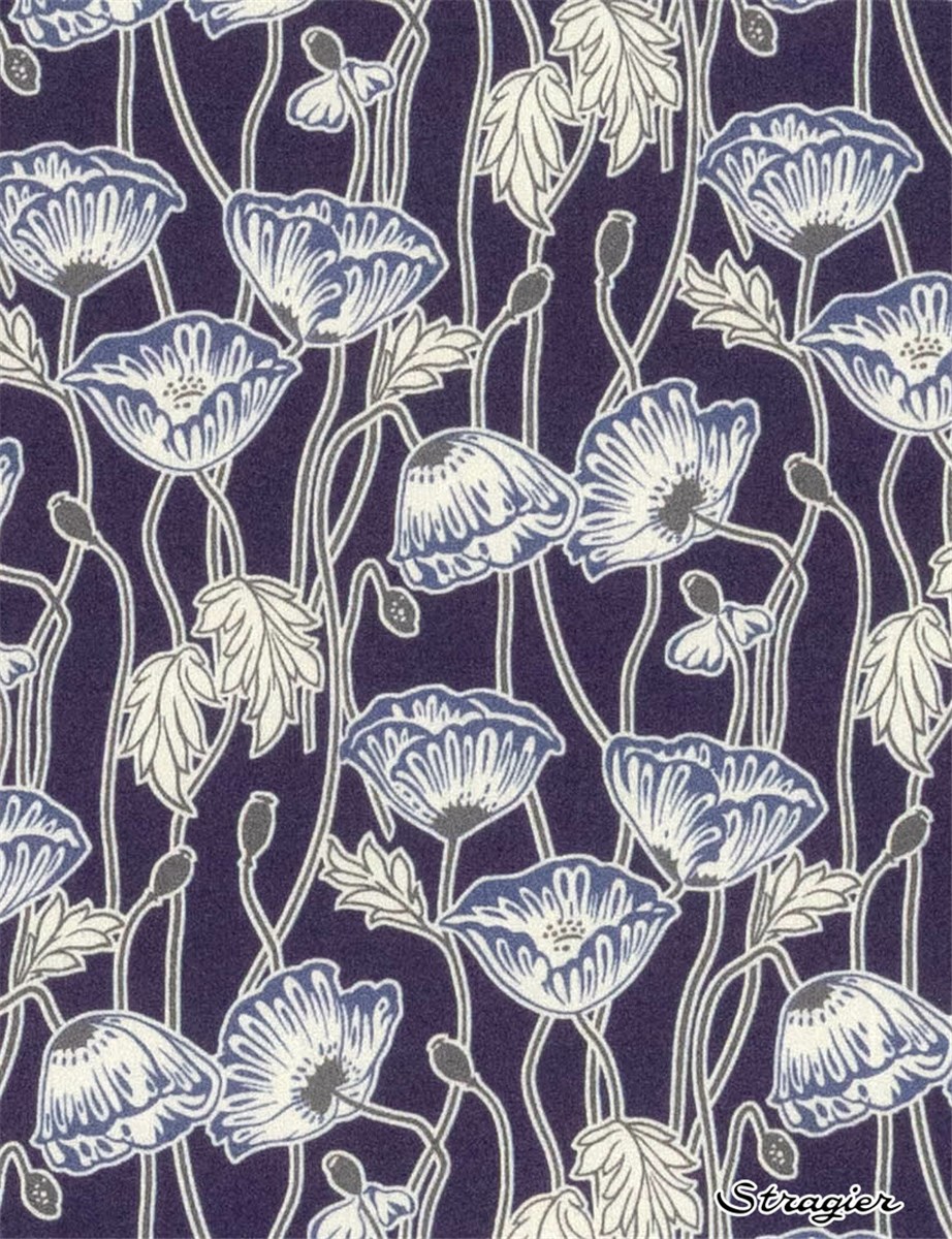 Liberty Tana Lawn - Erito Poppy - Blue
