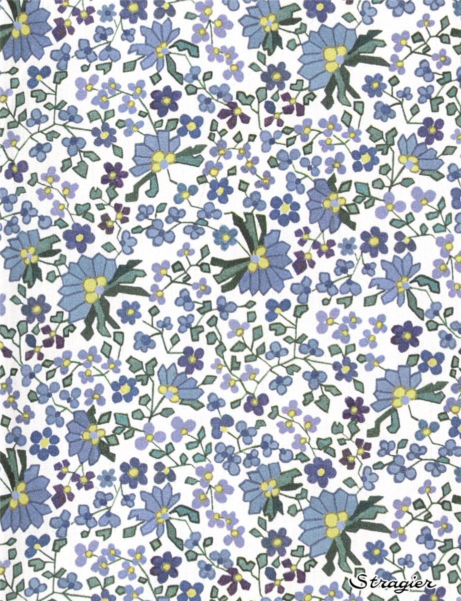 Liberty Tana Lawn - Paisley Posies - Bleuet