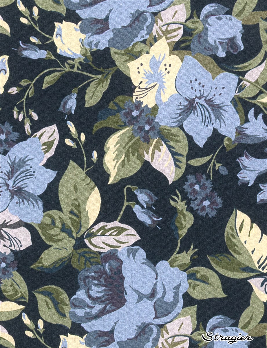 Liberty Tana Lawn - Lily Rosa - Deep blue