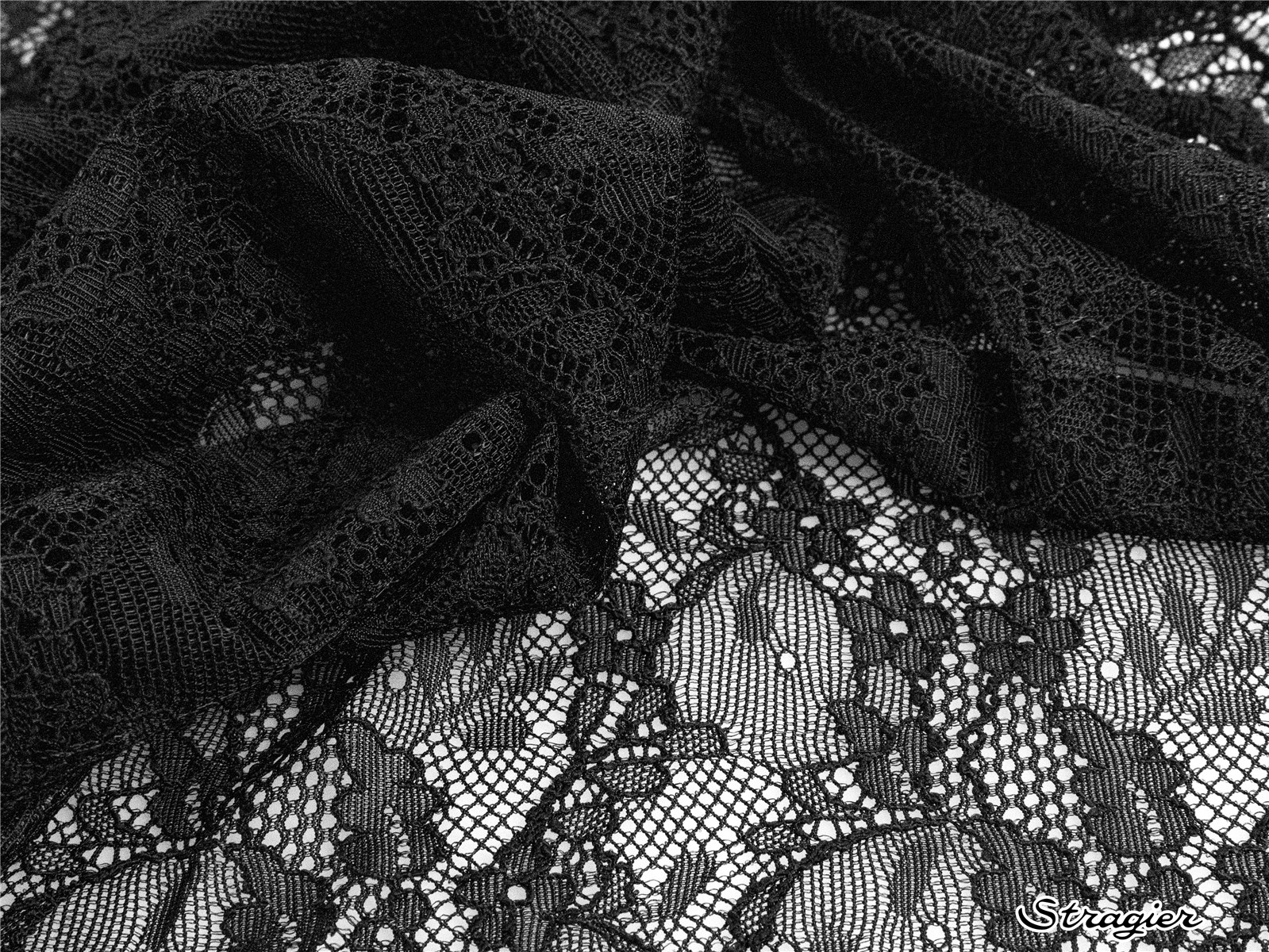 Dentelle extensible - Elisabeth - Noir
