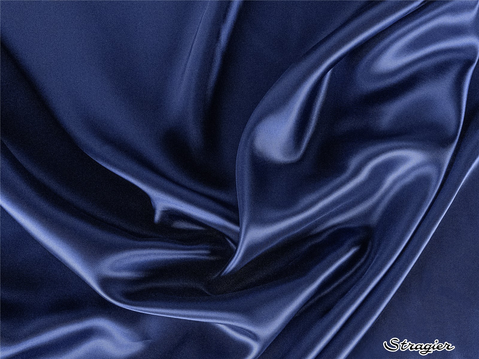 Doublure Twill - Atlin - uni - Marine clair 