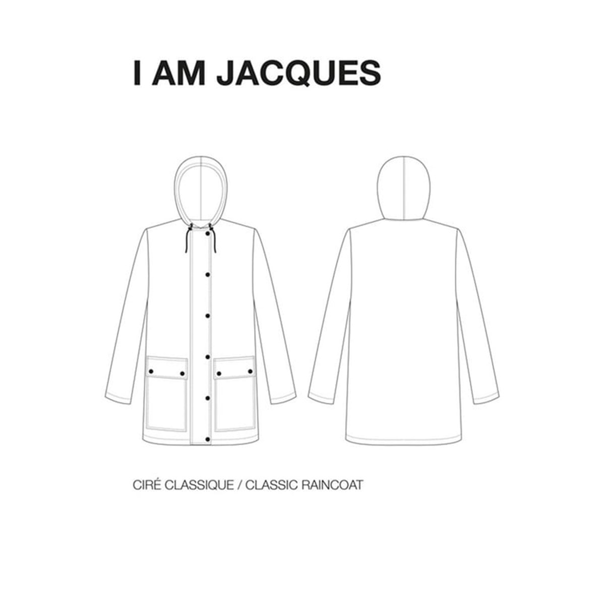 Patron I'AM - Ciré Jacques - Homme -  - XS-XXL 