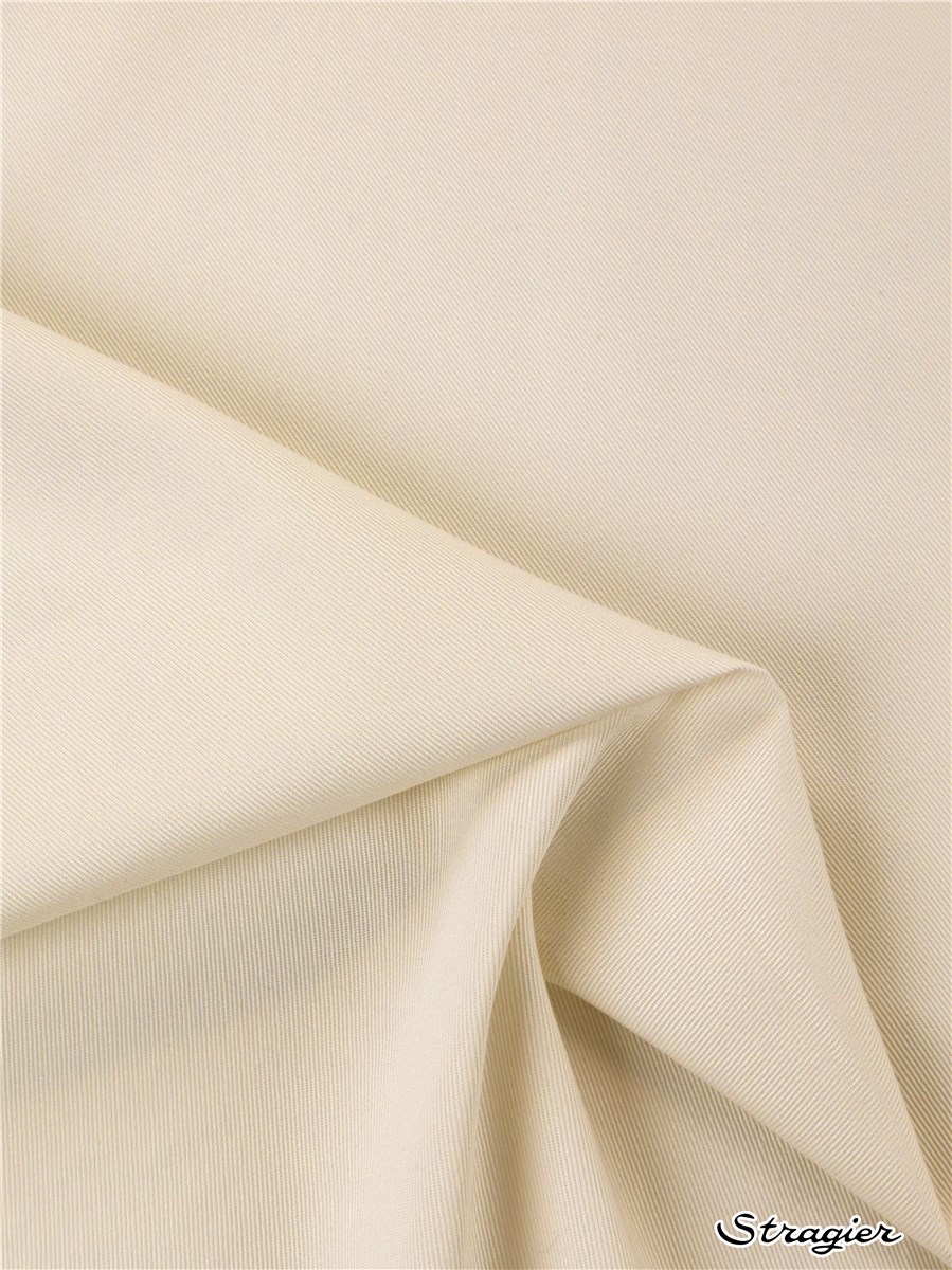 Coton sergé 200g/m² - uni - Ivoire 