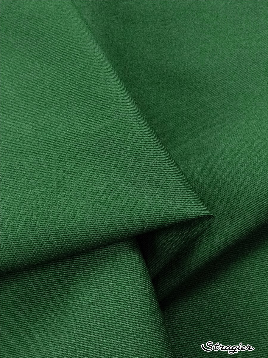 Coton sergé 200g/m² - uni - Vert Forêt
