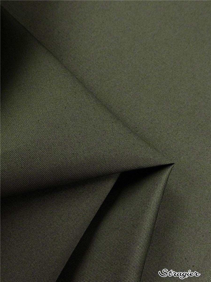 Coton sergé 200g/m² - uni - Kaki-taupé 