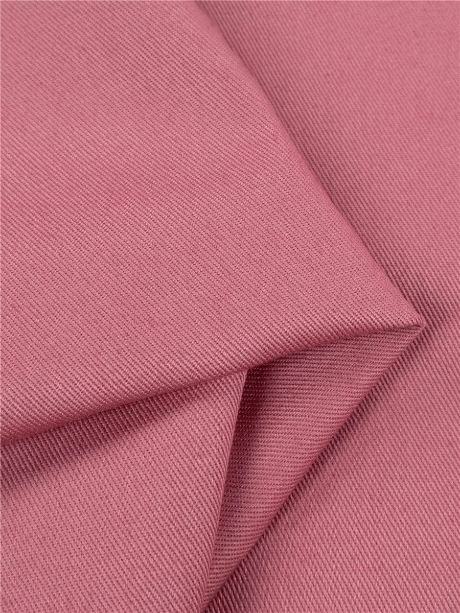 Coton sergé 200g/m² - uni - Rose Oeillet 