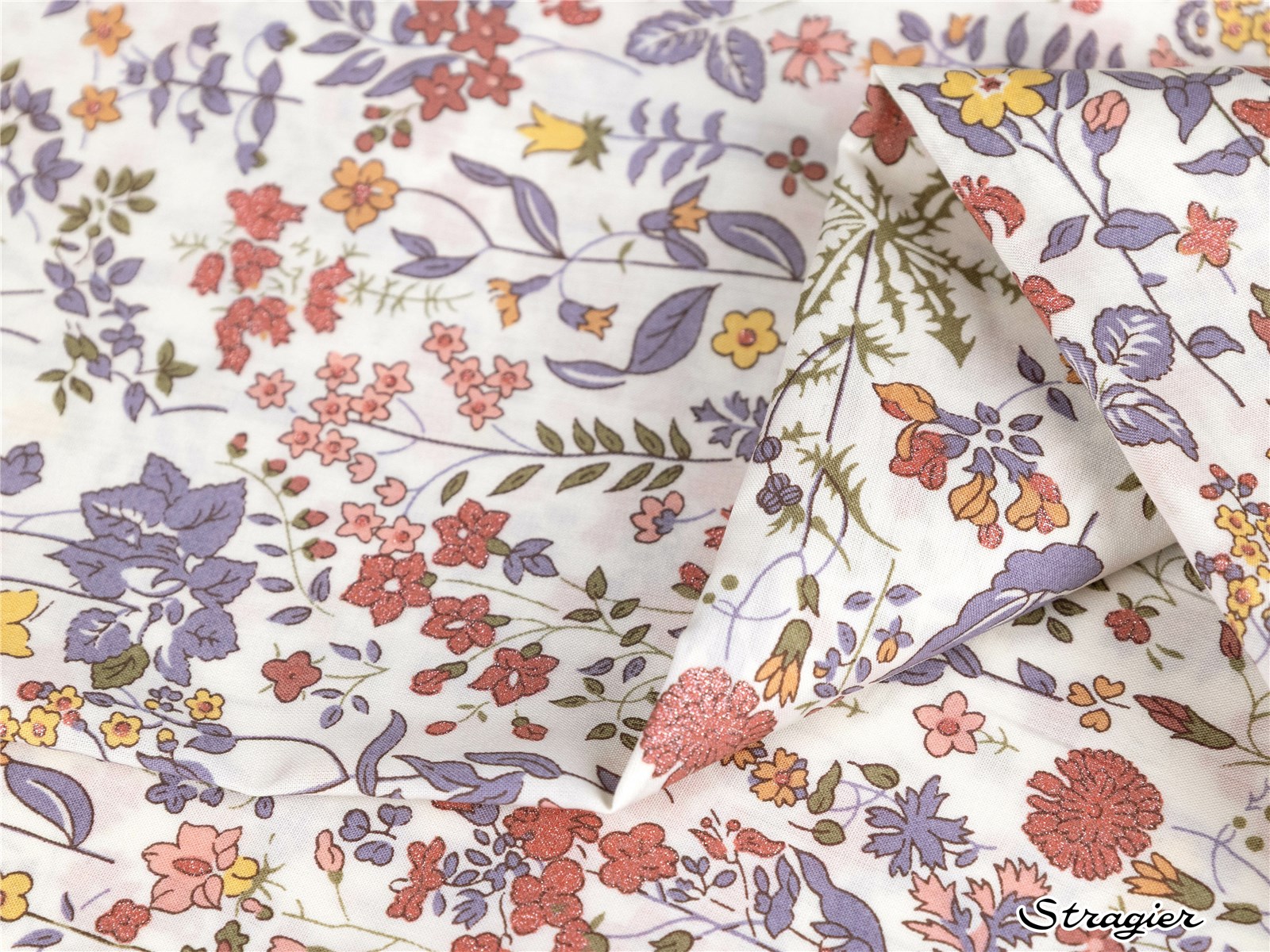 Liberty Tana Lawn - Cotton Field Flowers - Orchidée Irisée