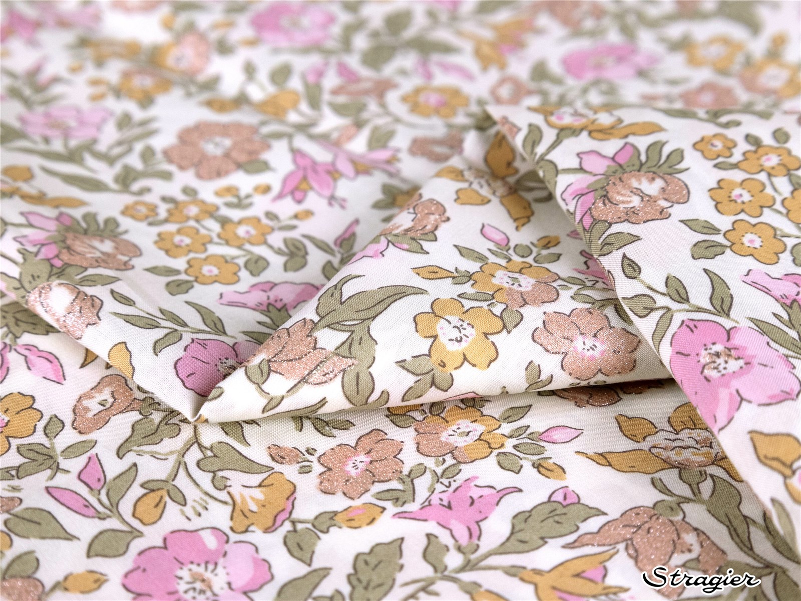 Liberty Tana Lawn - Mamie - Bistre Rose irisé 