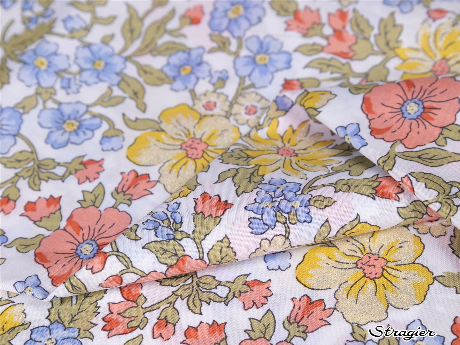 Liberty Tana Lawn - Larissa Rose - Corail-Or clair