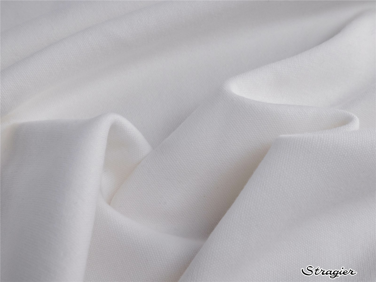 Maille Sweatshirt - qualité extra - Uni - Blanc doux 