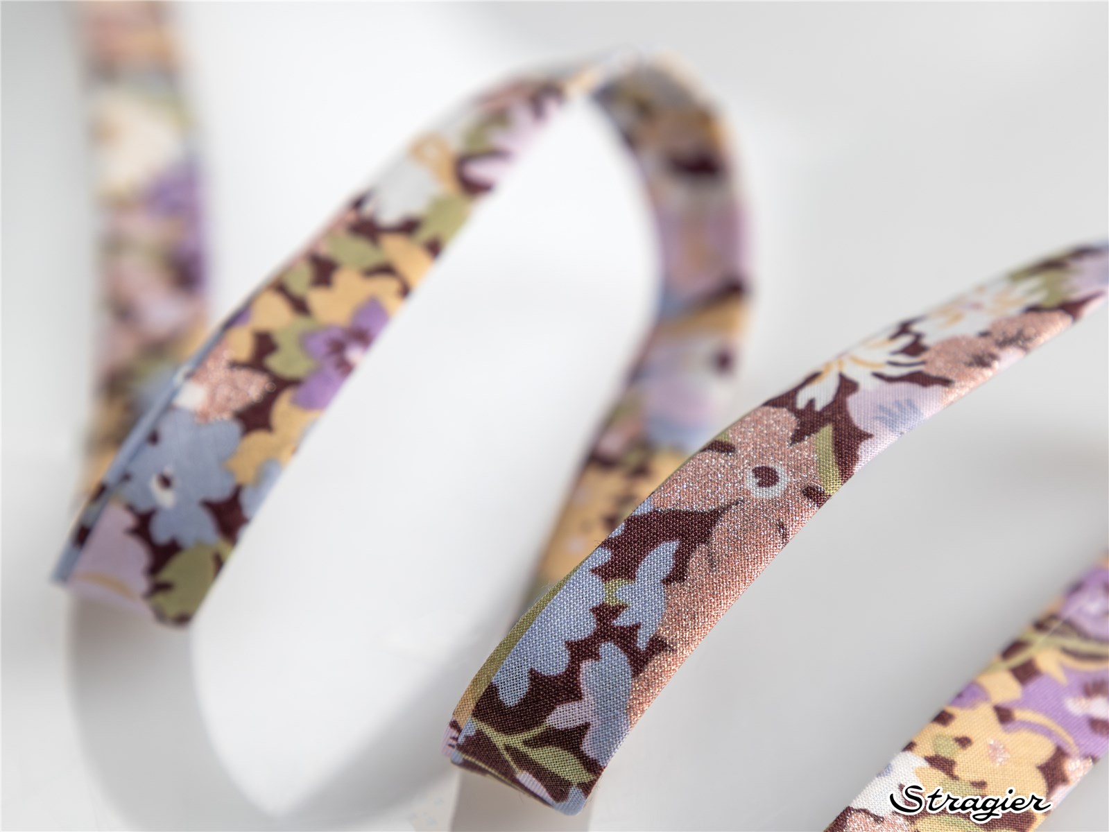 Biais Liberty - 9005 Thorpe - Blush irisé - 10 mm