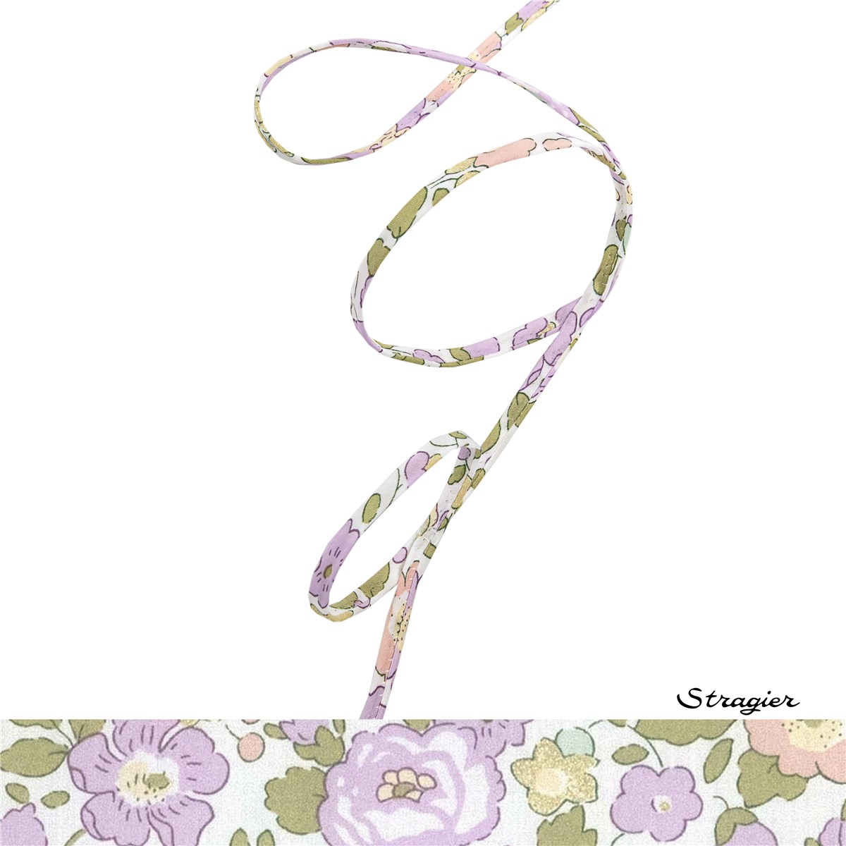 Cordon Liberty - 2019 Betsy - Lilas Or clair irisé - 4 mm