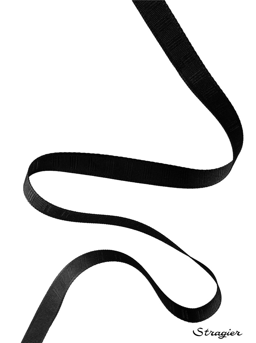 Ruban Monte-jupe -Régent - uni - Noir - 15 mm