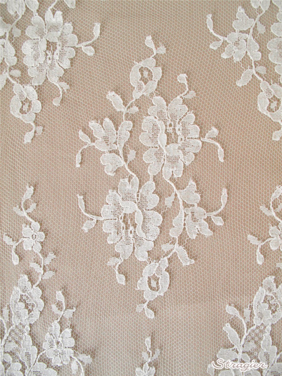 Dentelle de Calais - Hermione - Ivoire clair Stragier - 150 cm