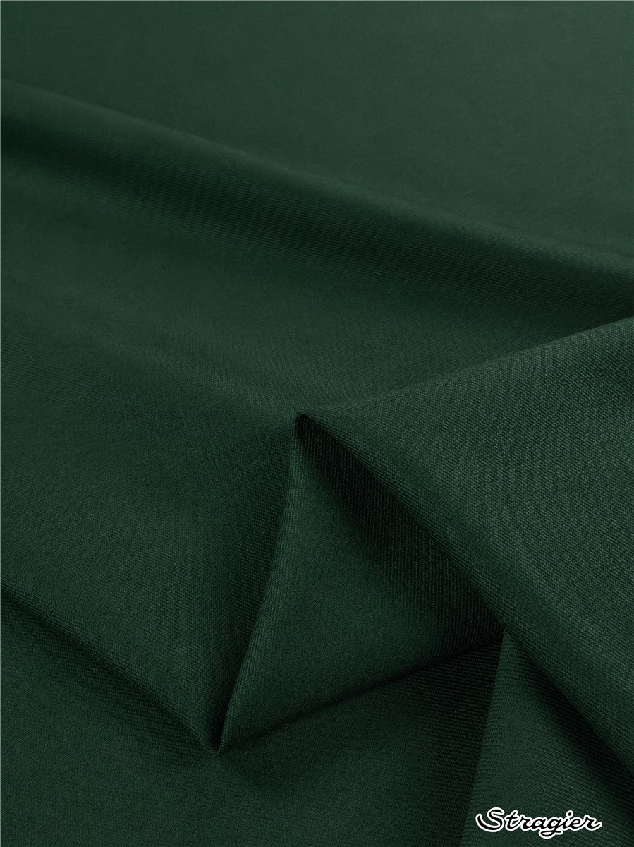 Gabardine de laine extensible - Uni - Vert Bouteille 