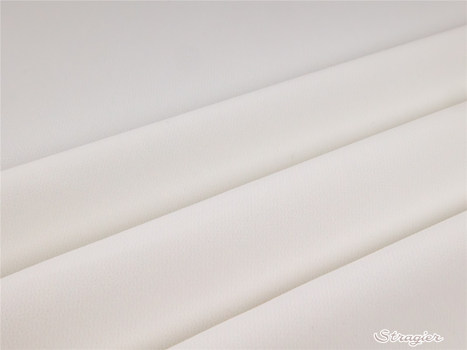 Crêpe lourd infroissable stretch - Uni - Ivoire clair Stragier 