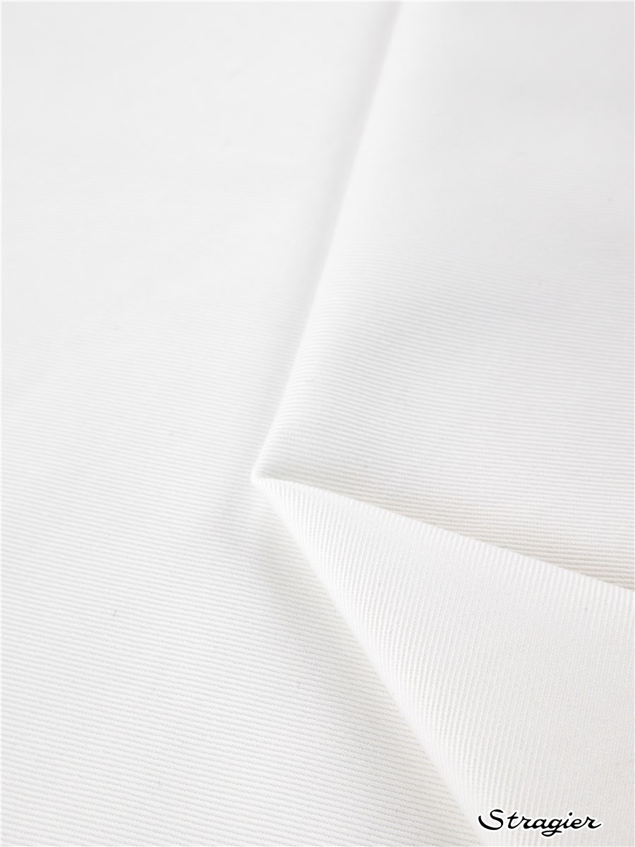 Coton sergé 200g/m² - uni - Blanc 
