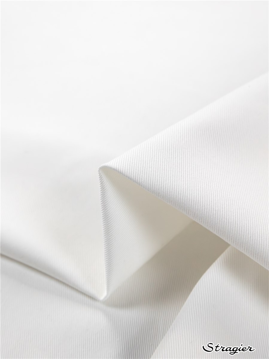 Coton sergé 200g/m² - uni - Blanc 