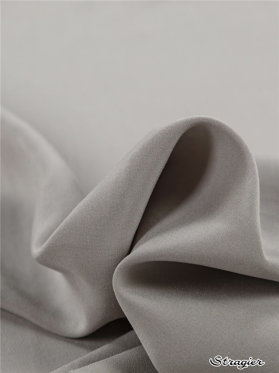 Popeline souple Viscose - uni - Grège clair 