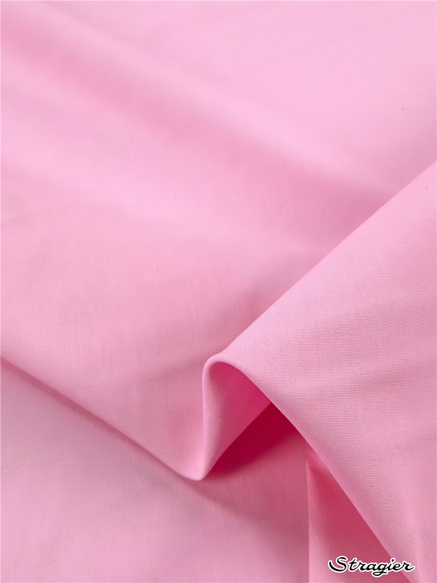 Popeline 59 fils/cm - Uni - Rose clair 
