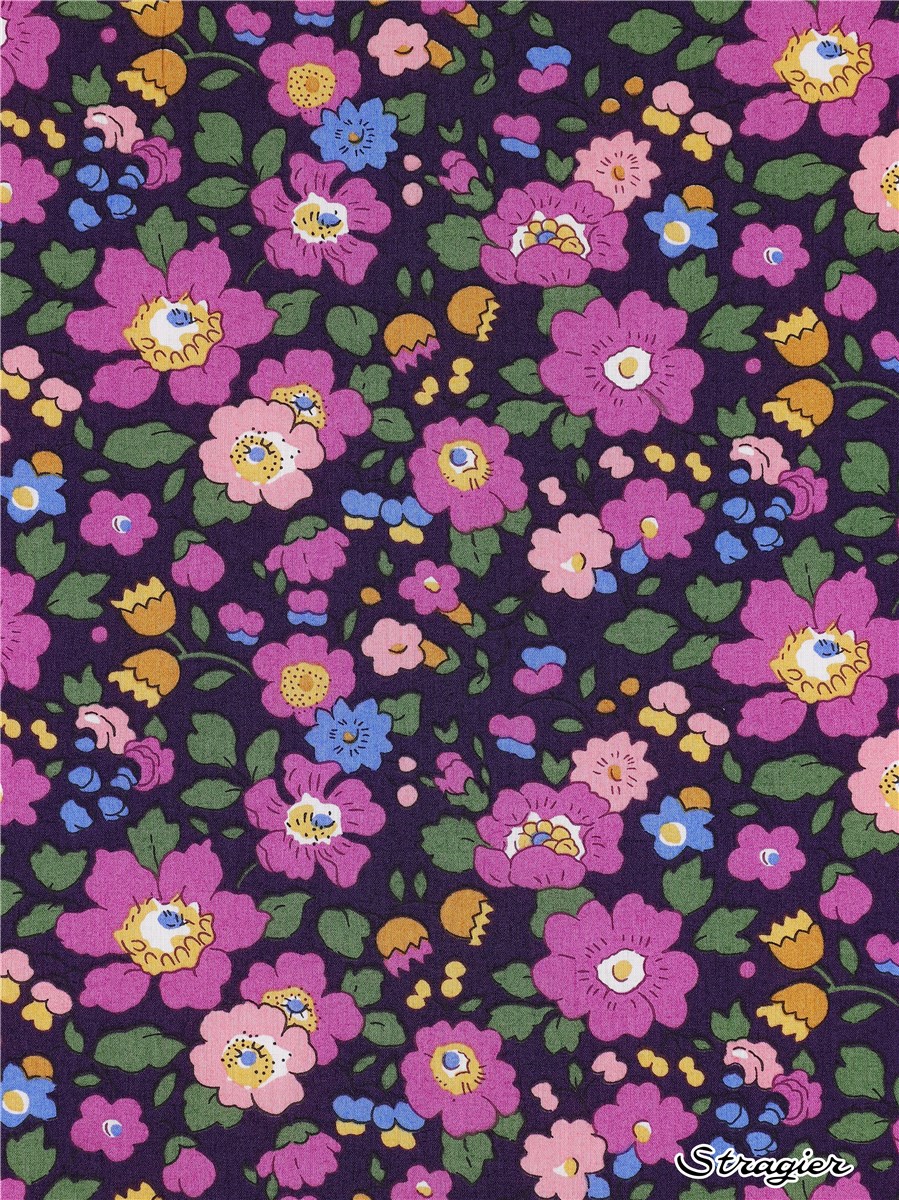 Liberty Tana Lawn - Betsy Meadow - Purple Rain 