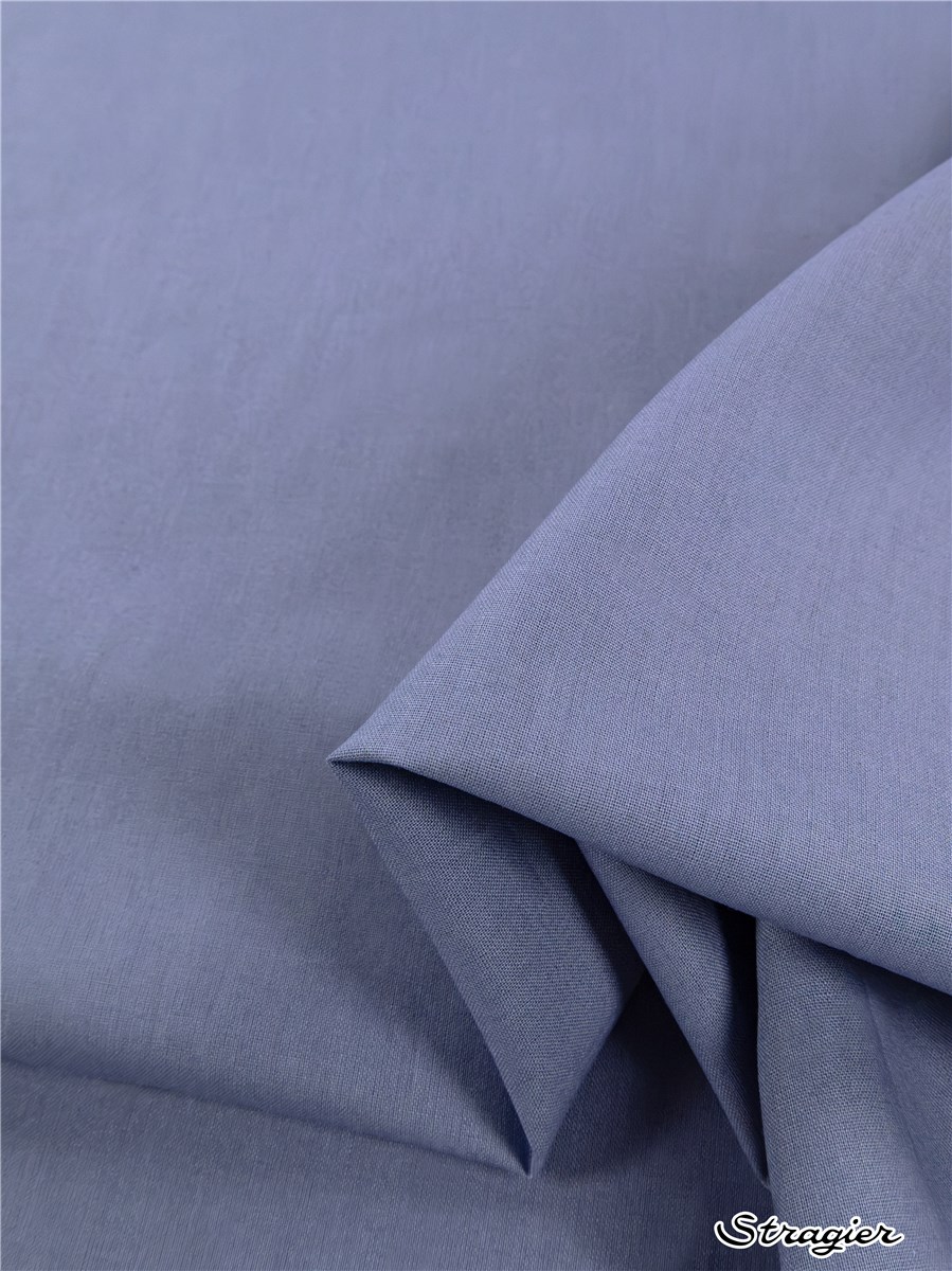 Poplin 59 threads/cm - Plain - Moonlight Blue