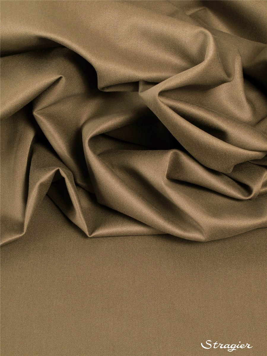 Sergé 215gr/m² - Uni - Beige Foncé