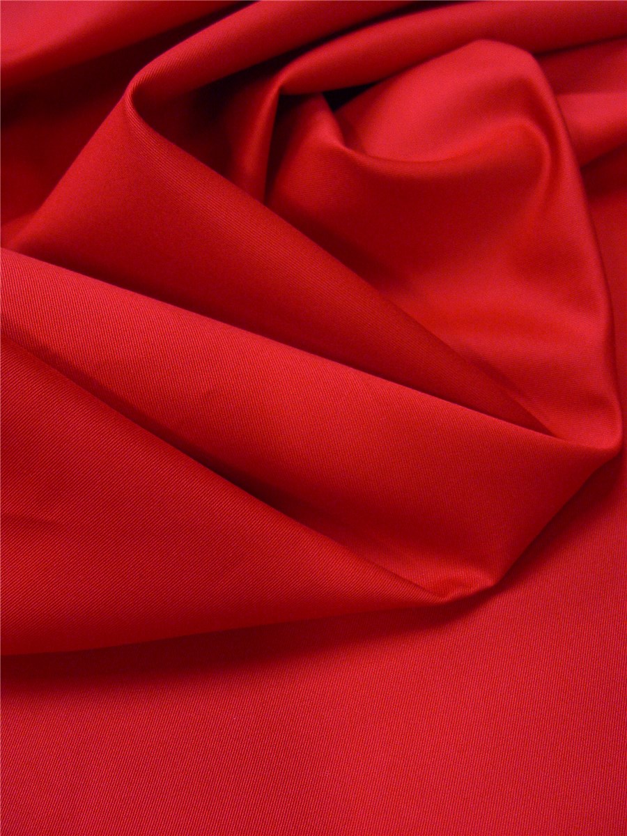 Sergé 215gr/m² - Uni - Rouge