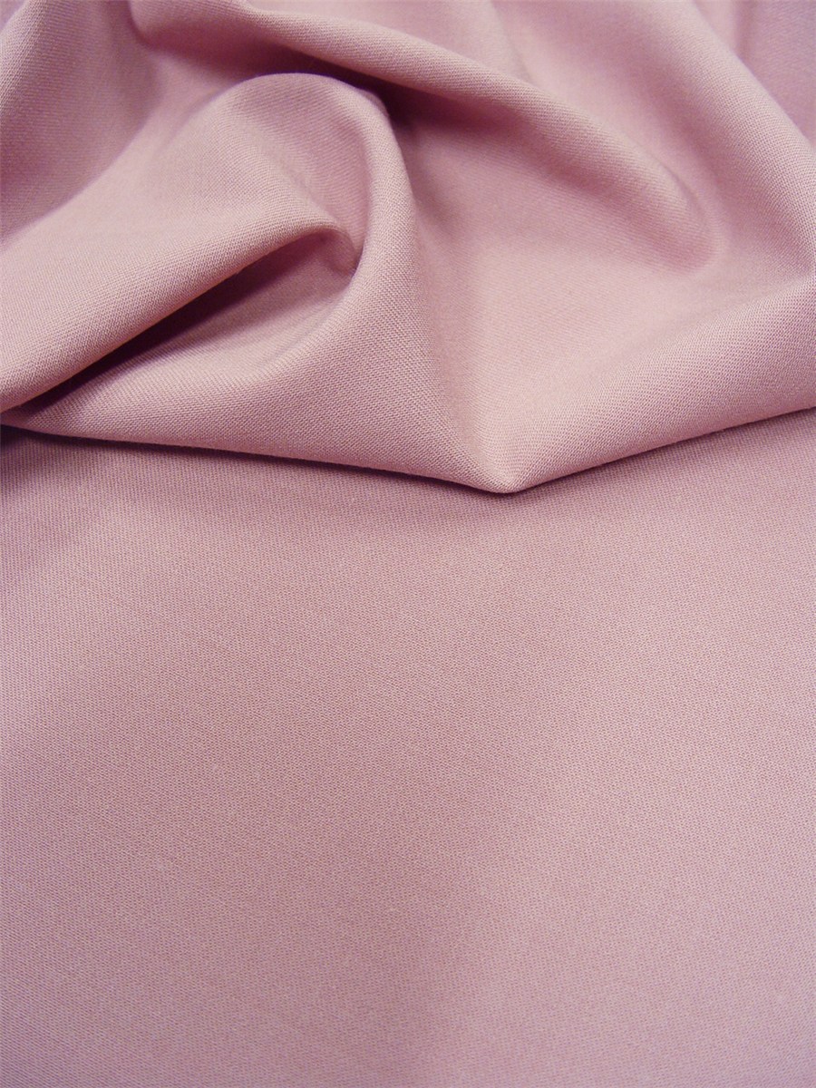 Wool Twill - Micro - 2-way stretch - Plain - Rosée