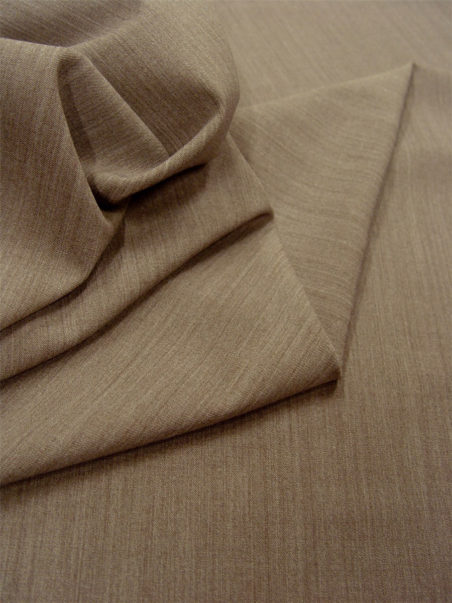 Twill Laine Micro bi-stretch - Uni - Ecorce