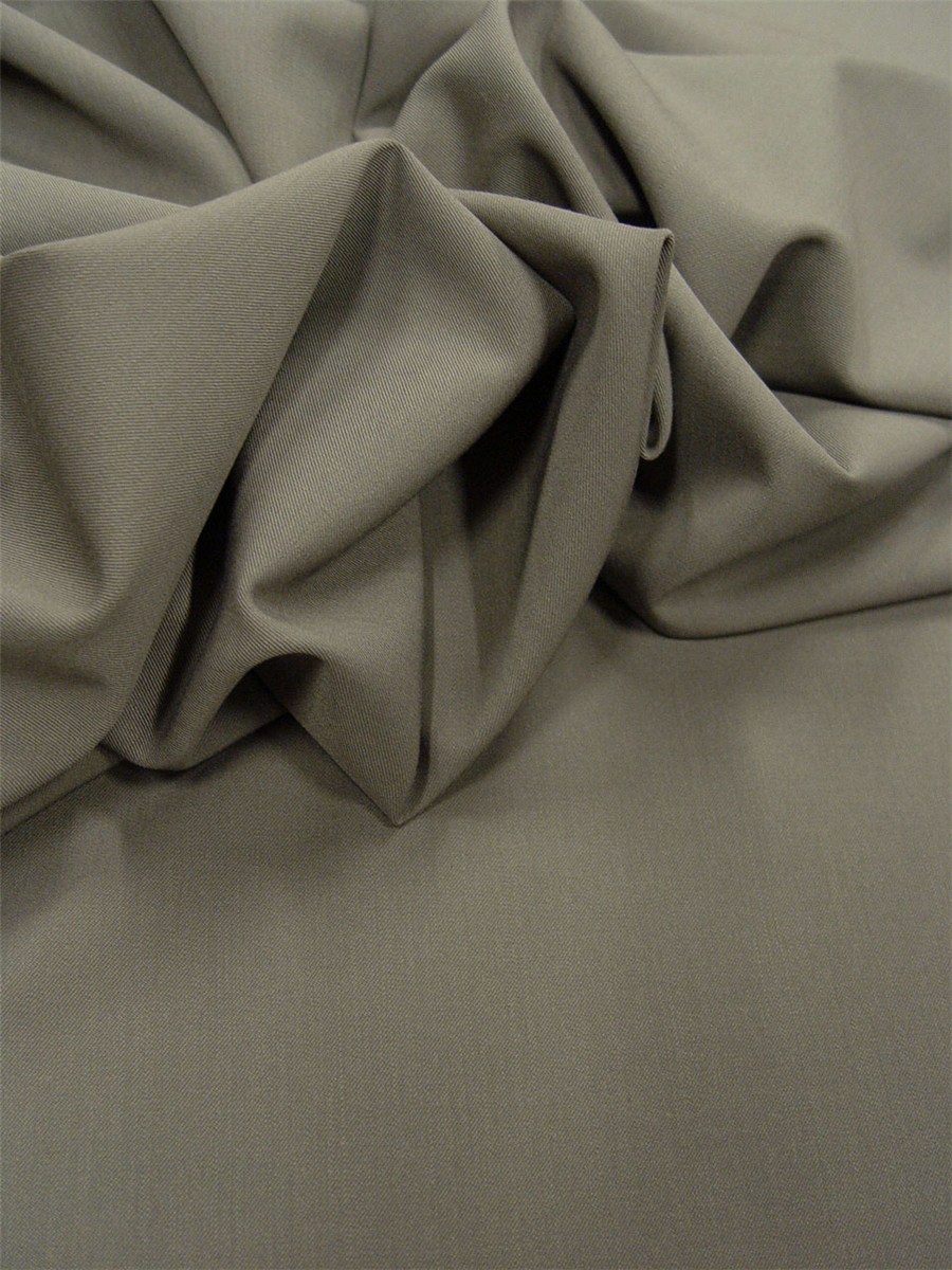 Twill Laine Micro bi-stretch - Uni - Lichen