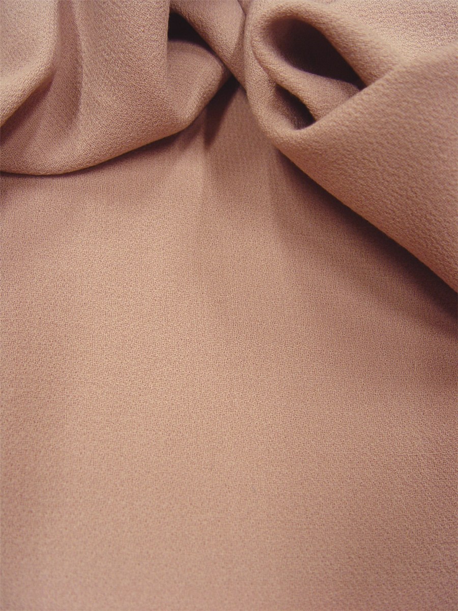Double Wool Crepe - Plain - Faune