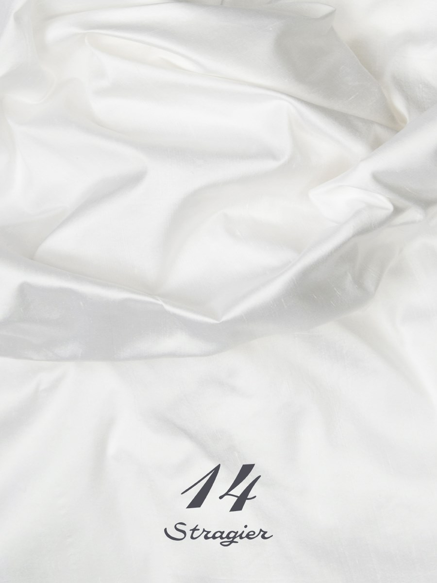 Douppion Silk - 137cm - Plain - Stragier Soft White