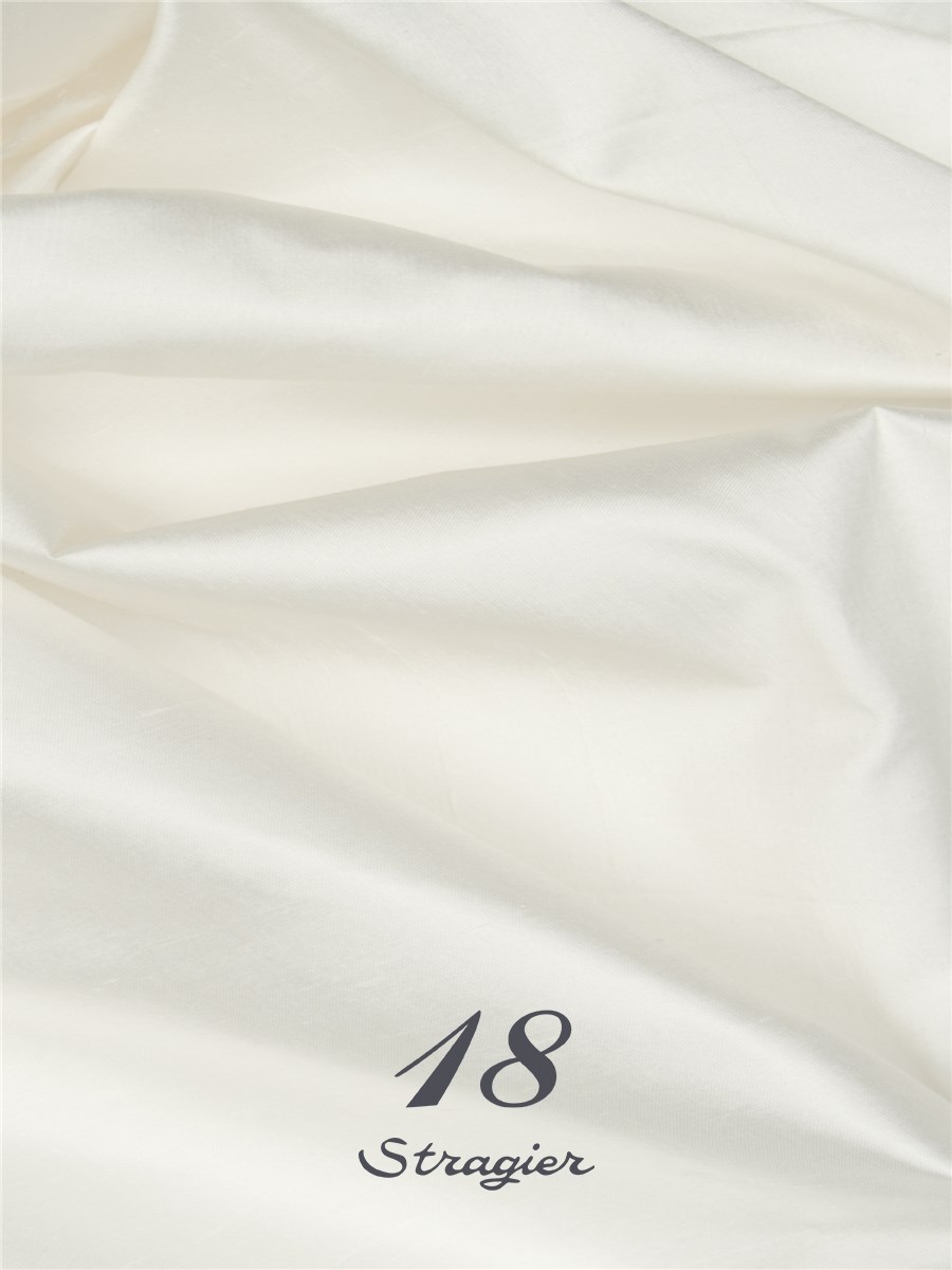 Soie Doupion - 137cm - Uni - Ivoire clair Stragier