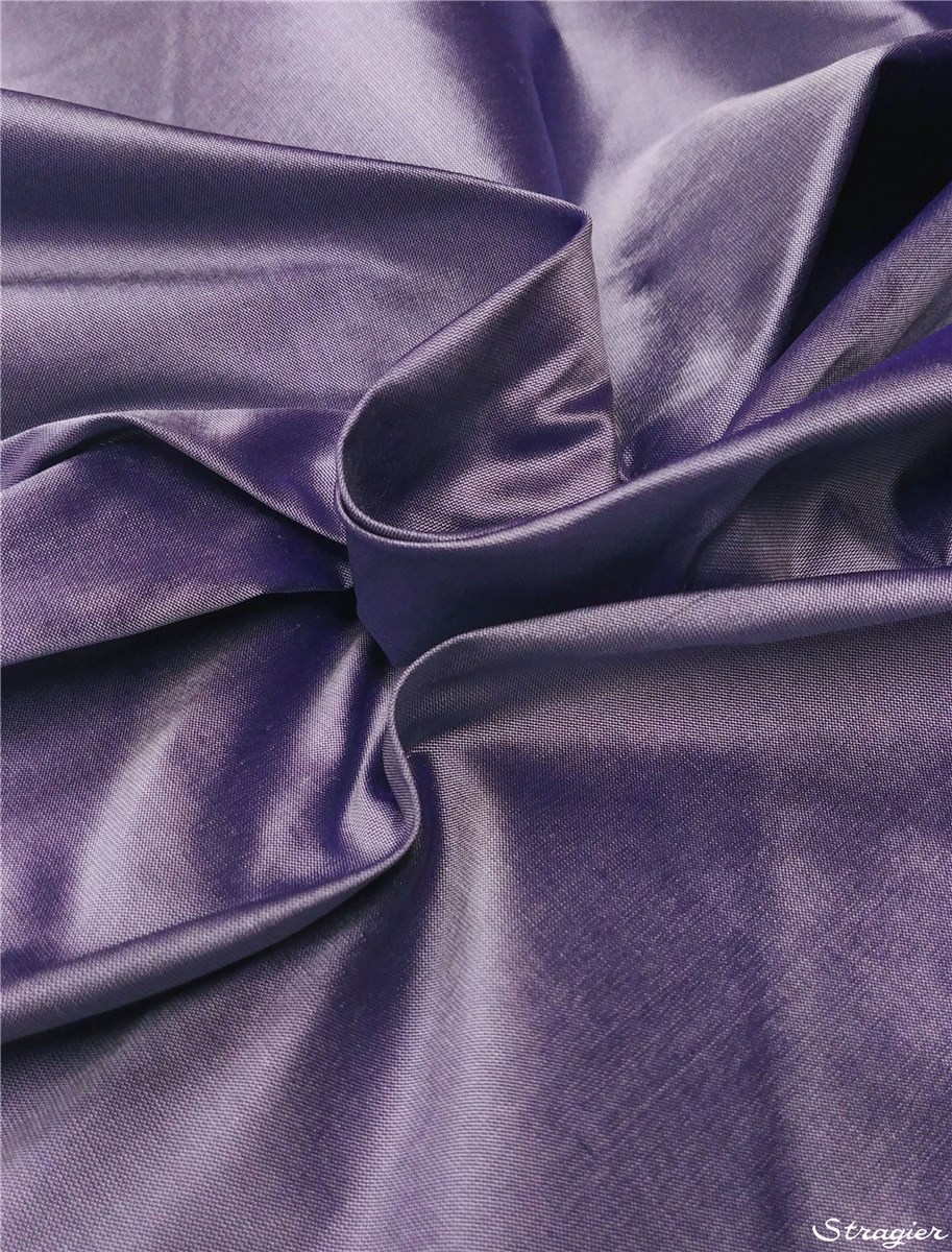 Soie Doupion - 137cm - Uni - Amethyst