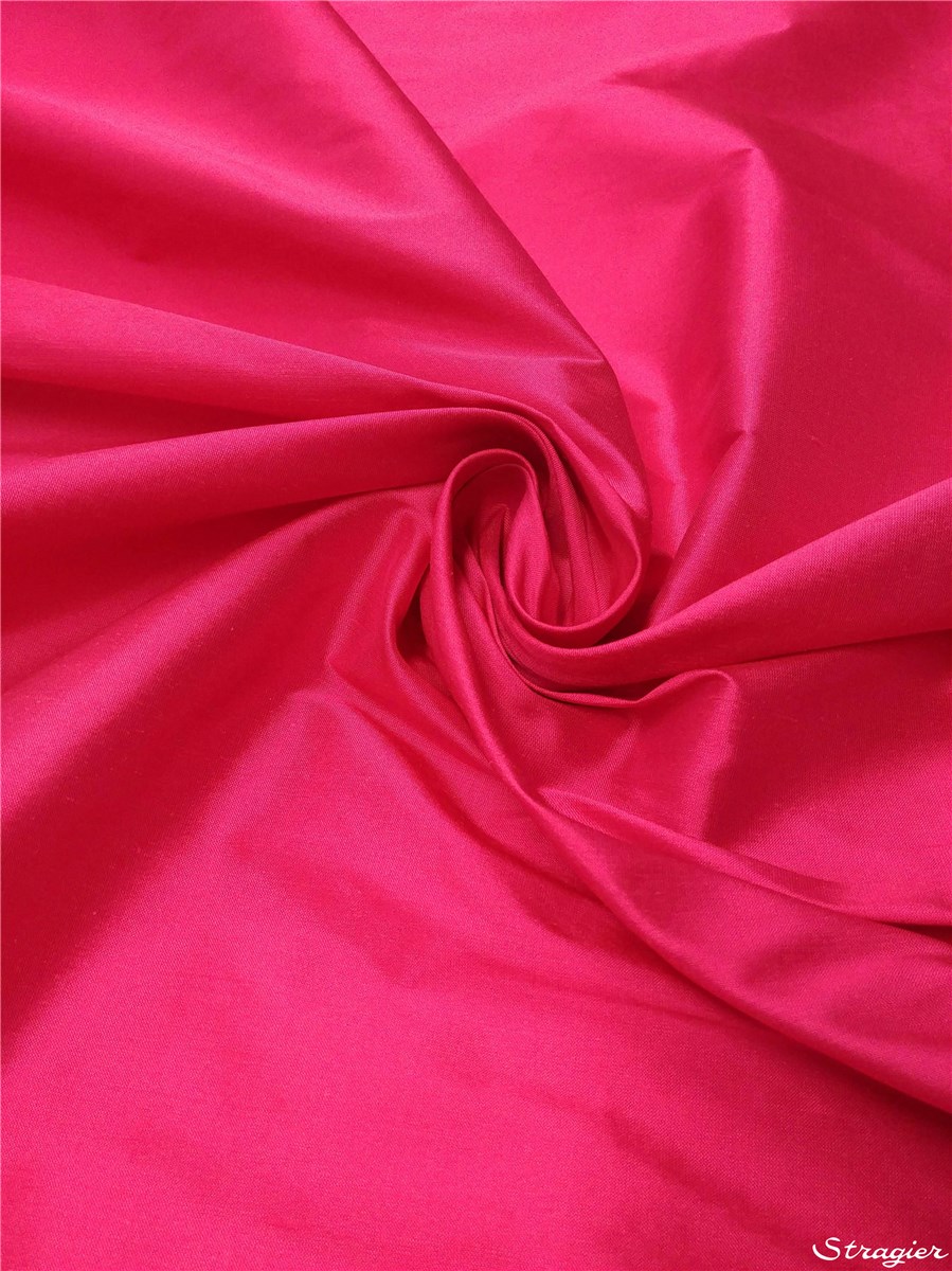 Soie Doupion - 137cm - Uni - Cerise