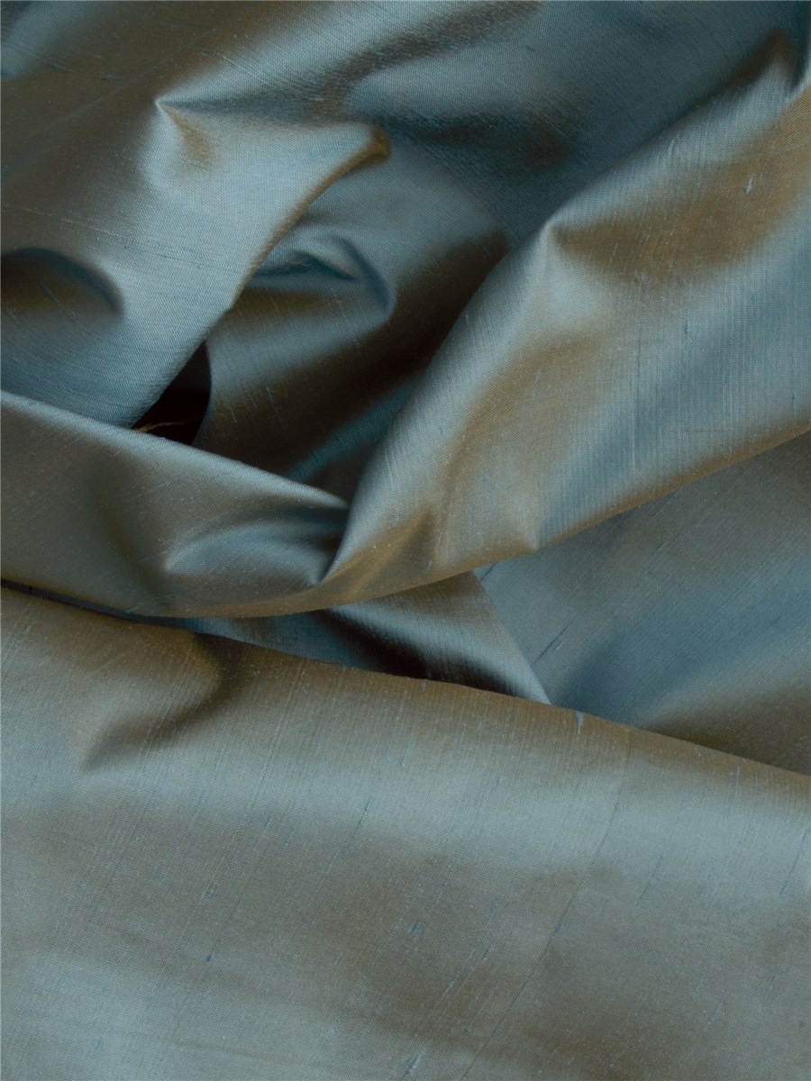 Douppion Silk - 137cm - Plain - Ether
