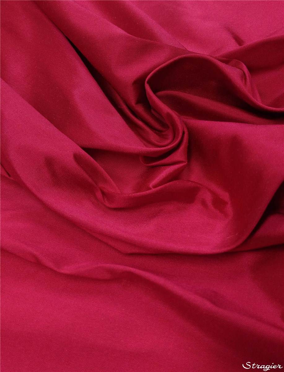 Douppion Silk - 137cm - Plain - Hot pink