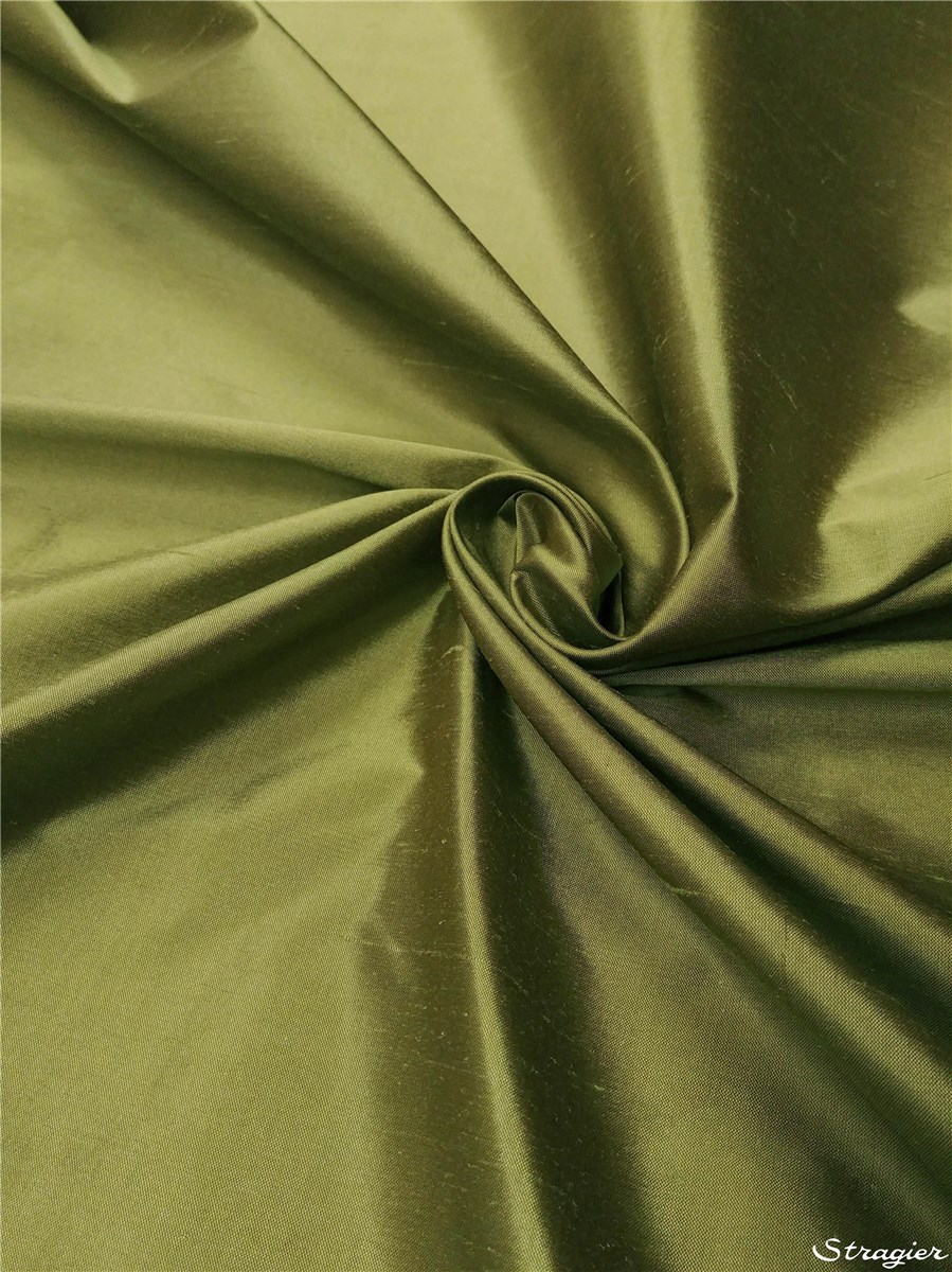 Douppion Silk - 137cm - Plain - Meadow